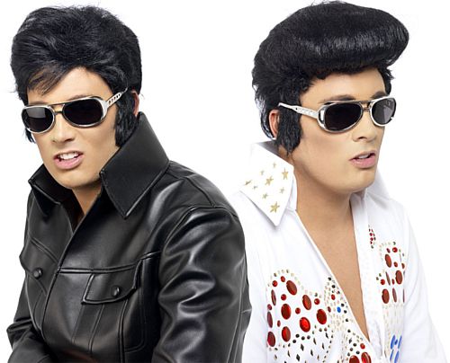 Silver Elvis Glasses