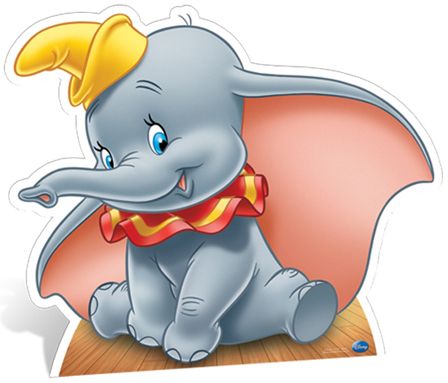 Dumbo Cardboard Cutout - 74cm