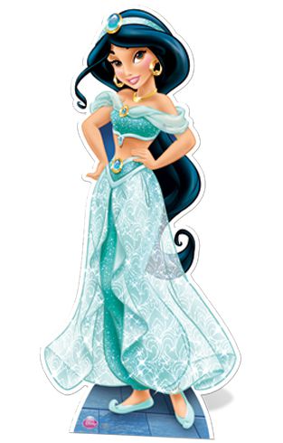 Official Disney's Aladdin Princess Jasmine Cardboard Cutout - 1.64m