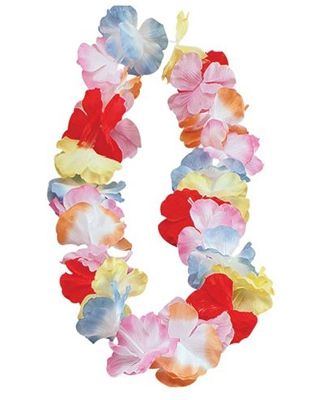 Fabric Floral Lei - Each - 40"