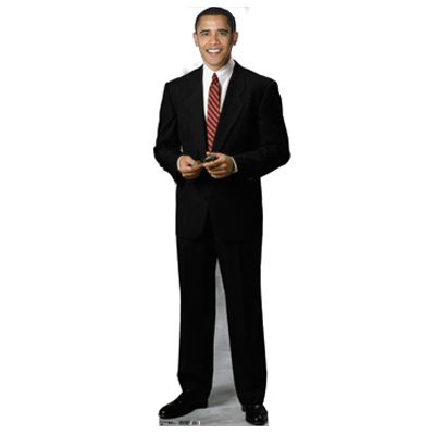 Barack Obama Lifesize Cardboard Cutout - 1.86m