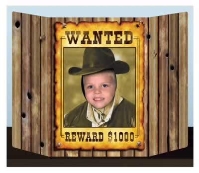 Wanted Poster Stand-In Photo Prop - 94cm