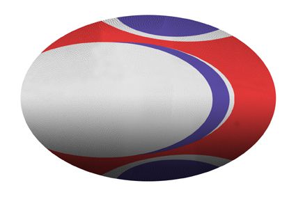 Rugby Ball Cutout (A3) - Each