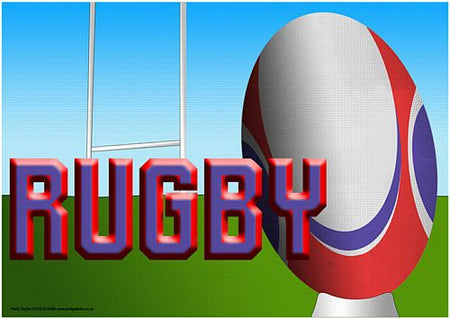 Rugby Poster - A2