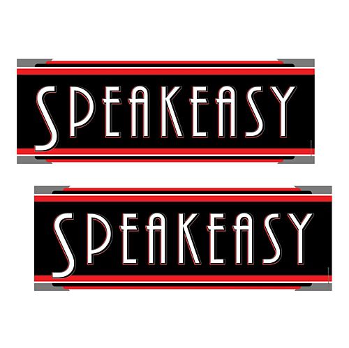 Speakeasy Signs - 42cm - Pack of 2