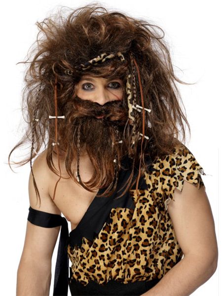 Caveman Wig and Beard Set