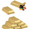 Gold Bar Favour Boxes - Pack of 12