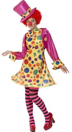 Clown Lady Hooped Costume