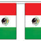 Outdoor Mexican Flag Bunting - 20m (60ft)