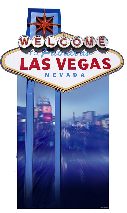 Welcome to Las Vegas Cardboard Cutout - 1.88m