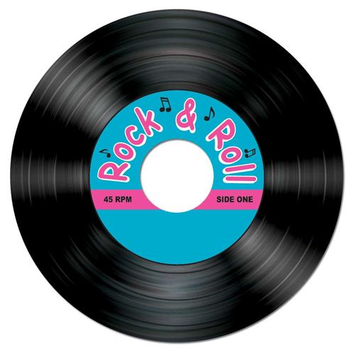Rock and Roll Record Coasters - pack of 8
