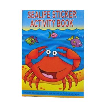 Sea Life Sticker Activity Book 36 Pages
