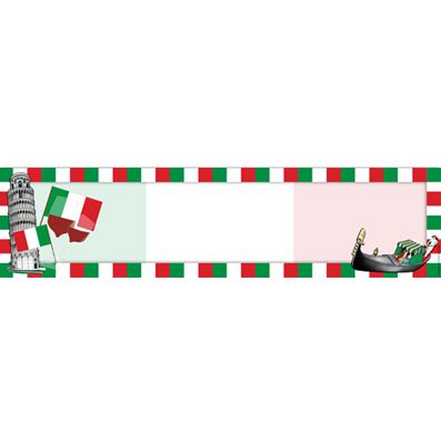 Italian Style Banner - 120cm x 29.7cm