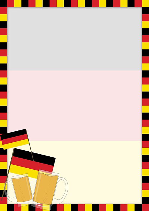 German Themed Poster - A3