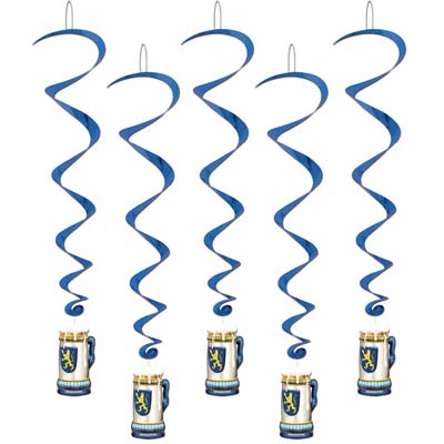 Oktoberfest Whirls - 76.2cm - Pack of 5