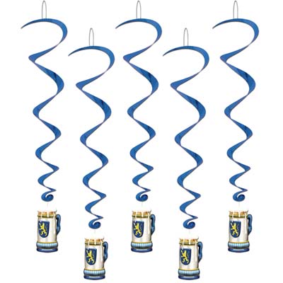 Oktoberfest Whirls - 76.2cm - Pack of 5