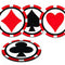 Casino Coasters - Pack of 8 - 3.5