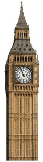 Big Ben Cardboard Cutout - 1.85m