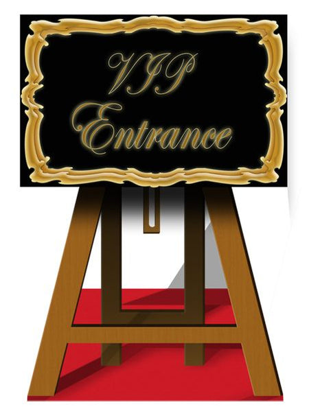 VIP Sign Cardboard Cutout - 1.16m – Party Packs