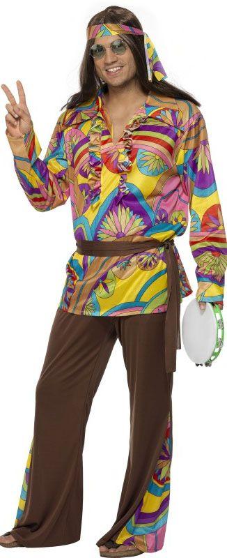 Psychedelic Hippy Man Costume