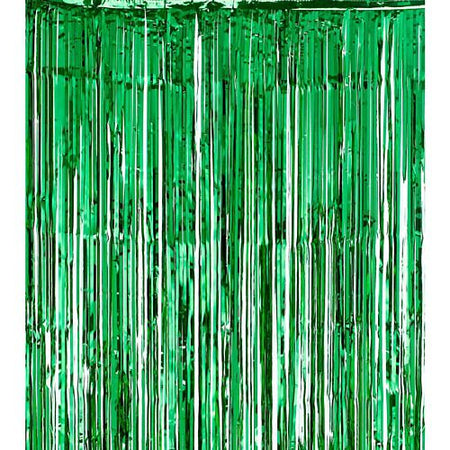 Green Foil Door Curtain - Flame Retrdant - 2.4m