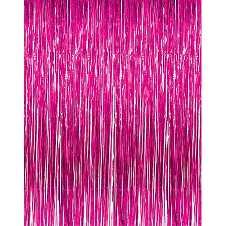 Pink Shimmer Curtain - Flame Retardant - 2.4m