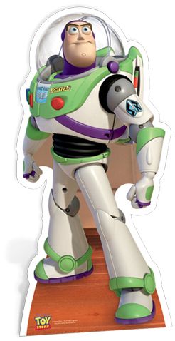 Buzz Lightyear Toy Story Cardboard Cutout - 1.4m