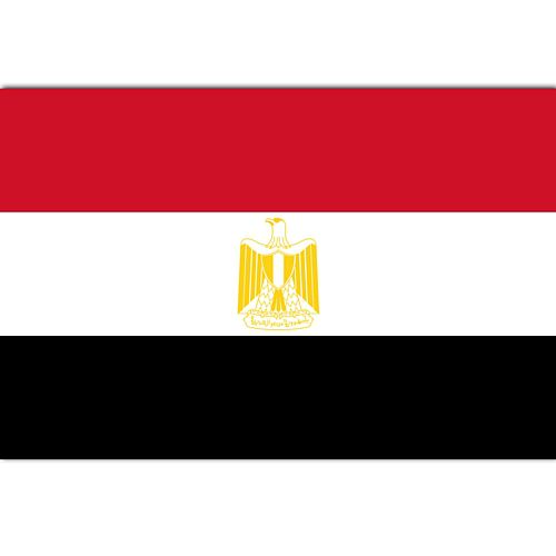 Egyptian Polyester Fabric Flag 5ft x 3ft