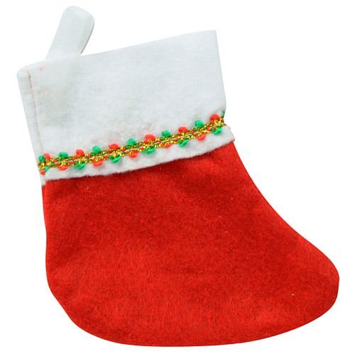 Mini Christmas Stockings - 15.2cm - Pack of 6