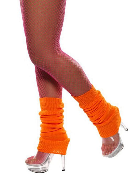 Neon Orange Leg Warmers