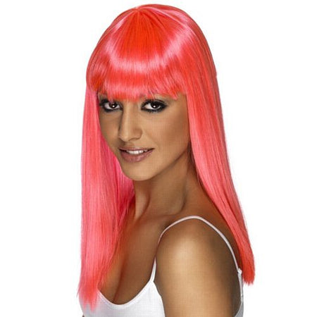 Neon Pink Glamourama Wig