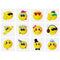 Mini Smiley Tattoos - Assorted Designs - 4cm - Pack of 12
