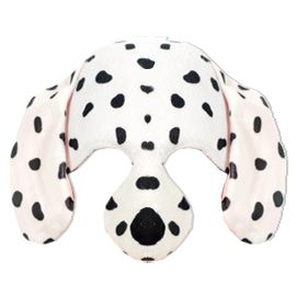 Dalmatian Half Face Plush mask on Headband