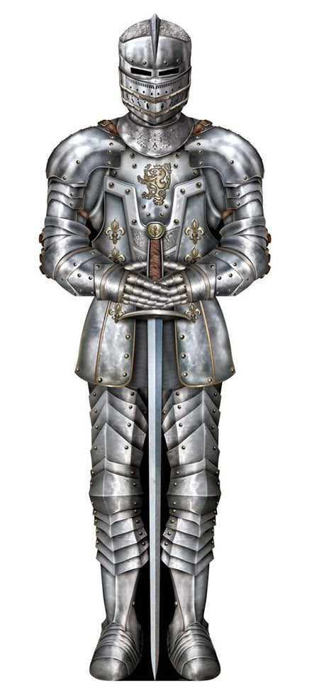 Suit of Armour Jointed Cutout Wall Decoration - 1.82cm