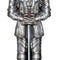 Suit of Armour Jointed Cutout Wall Decoration - 1.82cm