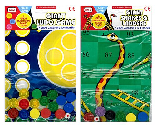 Giant Ludo/Snakes & Ladders - Each