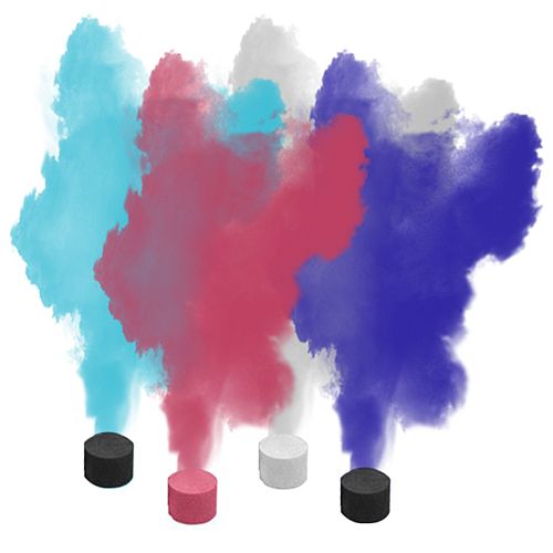 Smoke Bombs - Assorted Colours - Pack of 2