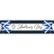 St. Andrew's Day Tartan Banner - 1.2m