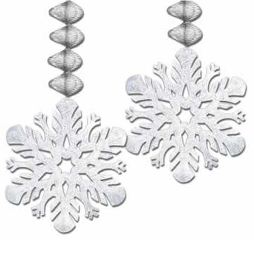 Snowflake Danglers - Pack of 2 - 30"