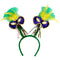 Mardi Gras Mask Feather Head Boppers