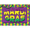 Mardi Gras Sign Poster - A3
