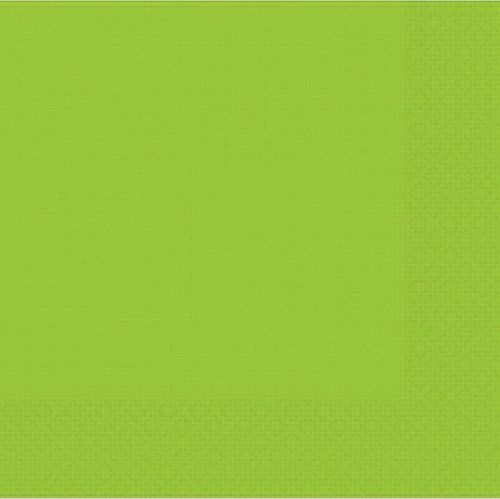Lime Green 2 Ply Luncheon Napkins - Pack of 20 - 33cm