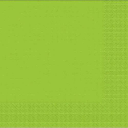 Lime Green 2 Ply Luncheon Napkins - Pack of 20 - 33cm