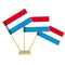 Luxembourg Paper Table Flags