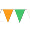 Orange, White and Green Bunting - 7m