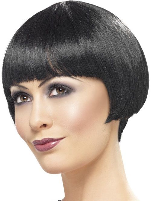 1920s Flapper Bob Wig - Black