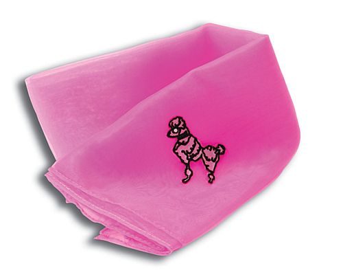 50s Pink Poodle Scarf