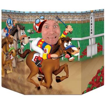 Horse Racing Stand-In Photo Prop - 94cm