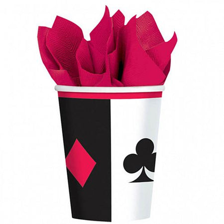 Casino Paper Cups - 266ml - Pack of 8