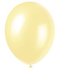Ivory Pearl Pearlised Latex Balloons - 12'' - Pack of 8